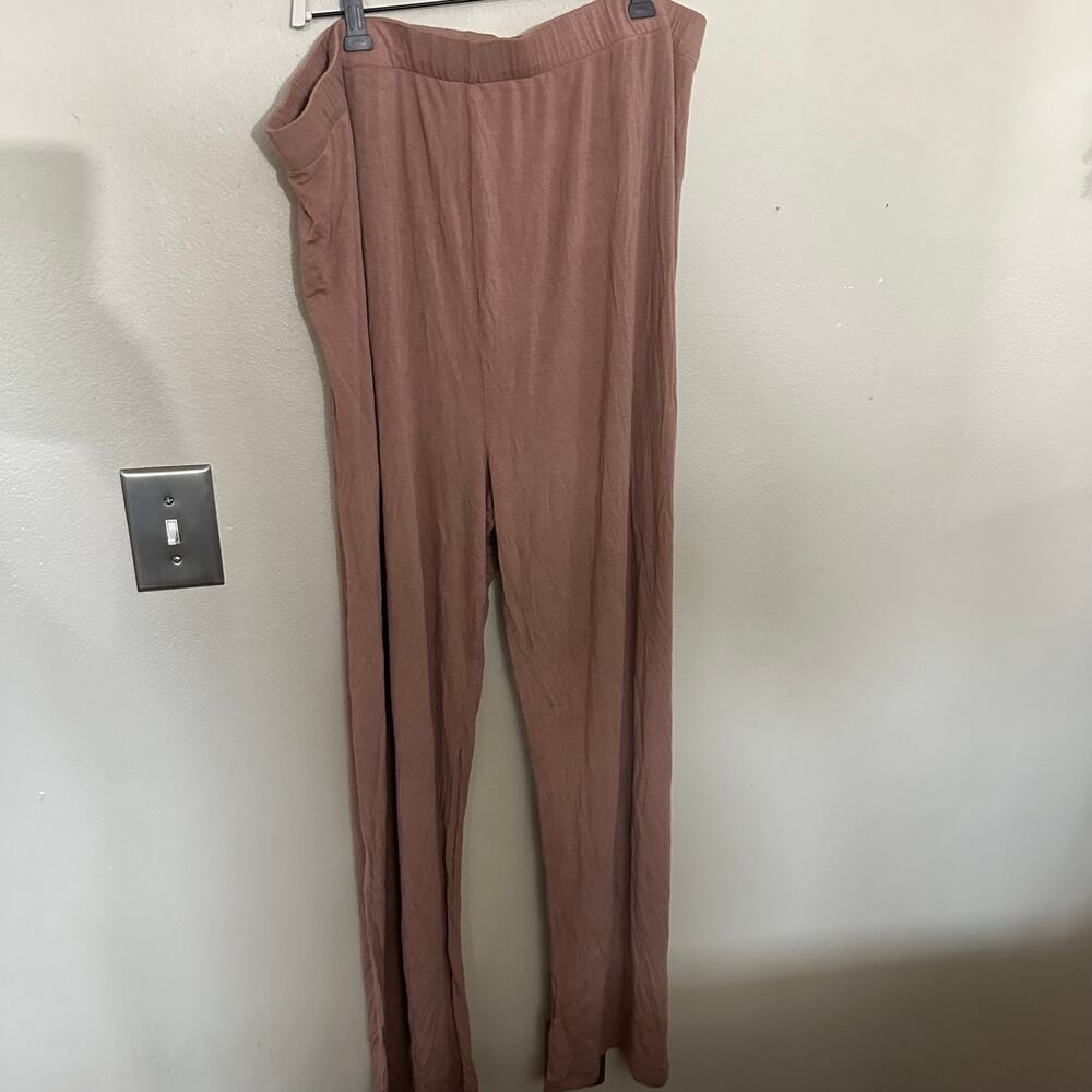 Skims soft lounge brown pants sz 3x